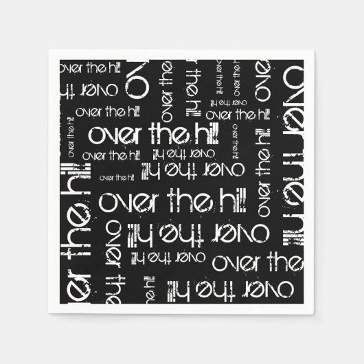 Serviette En Papier Au-dessus de la colline (Devant)