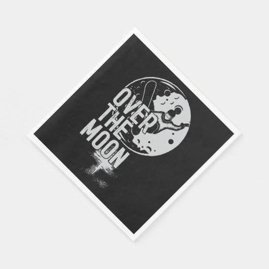 Serviette En Papier Au-Dessus De La Lune (Coin)