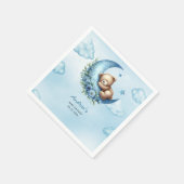 Serviette En Papier Au-Dessus Du Baby shower Lune (Coin)