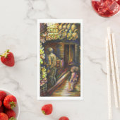 Serviette En Papier Au nord du cirque (En situation)