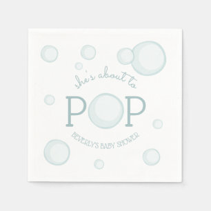 Serviette En Papier Au sujet de pour sauter le baby shower de bulles