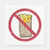 Serviette En Papier Aucun signe Fries (Devant)