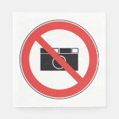 Serviette En Papier Aucun signe photo (Devant)