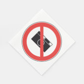 Serviette En Papier Aucun signe photo (Coin)