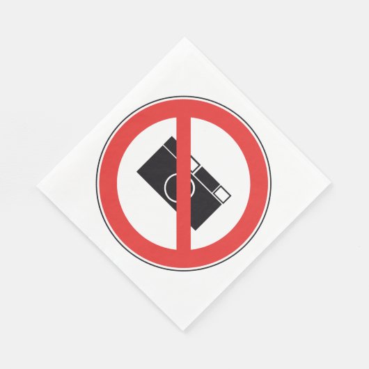 Serviette En Papier Aucun signe photo (Coin)