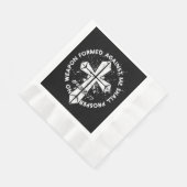 Serviette En Papier Aucune arme formée contre moi ne prospérera la foi (Coin)