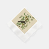 Serviette En Papier Audubon American Crow Black Bird (Coin)