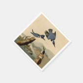 Serviette En Papier Audubon Belted Kingfisher Wildlife Bird (Coin)