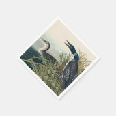 Serviette En Papier Audubon Bird Loon Diver Classic (Coin)