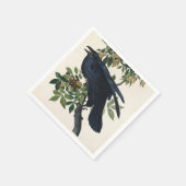 Serviette En Papier Audubon Raven Bird Classic Peinture (Coin)