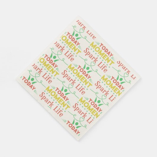 Serviette En Papier Aujourd'hui Moment, Sac fourre-tout Spark Life (Coin)