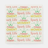Serviette En Papier Aujourd'hui Moment, Sac fourre-tout Spark Life (Devant)