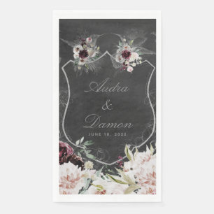 Serviette En Papier Aura Of Night Diner Mariage Napkins