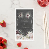 Serviette En Papier Aura Of Night Diner Mariage Napkins (En situation)