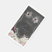 Serviette En Papier Aura Of Night Diner Mariage Napkins (Coin)