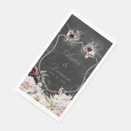 Serviette En Papier Aura Of Night Diner Mariage Napkins (Coin)