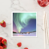 Serviette En Papier Aurora - Belles aurores nordiques (En situation)