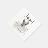 Serviette En Papier Australian Cattle Chien Mariage Cocktail Napkins (Coin)