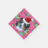 SERVIETTE EN PAPIER AUSTRALIAN SHEPHERD (Coin)
