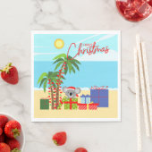 Serviette En Papier Australie Noël (En situation)