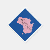 Serviette En Papier Australie Pays Couleur brillante (Coin)