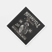 Serviette En Papier Authentique Motorcycle Classic (Coin)