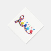 Serviette En Papier Autism (Coin)