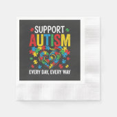 Serviette En Papier Autism awareness (Devant)