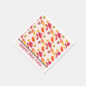 Serviette En Papier Automne (Coin)