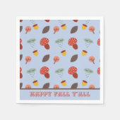 Serviette En Papier Automne (Devant)