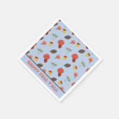 Serviette En Papier Automne (Coin)