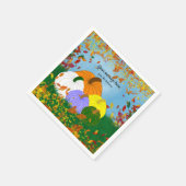 Serviette En Papier Automne (Coin)