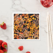 Serviette En Papier Automne (En situation)