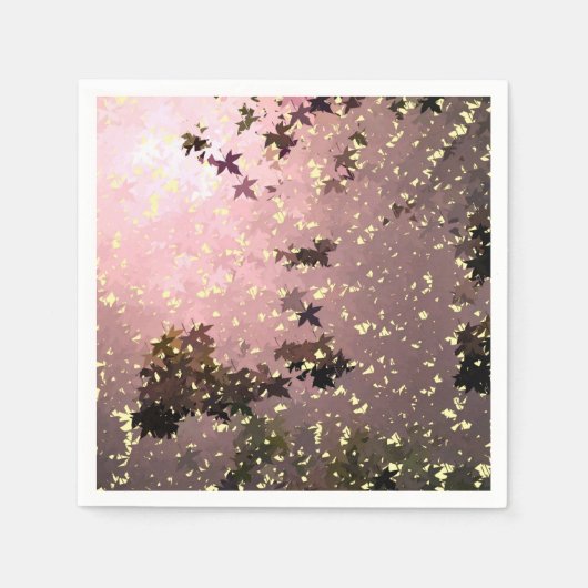 SERVIETTE EN PAPIER AUTOMNE (Devant)
