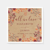 Serviette En Papier Automne Automne Automne Automne Automne Automne Fl (Devant)