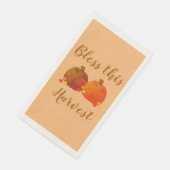 Serviette En Papier Automne/Automne/Citrouille (Coin)