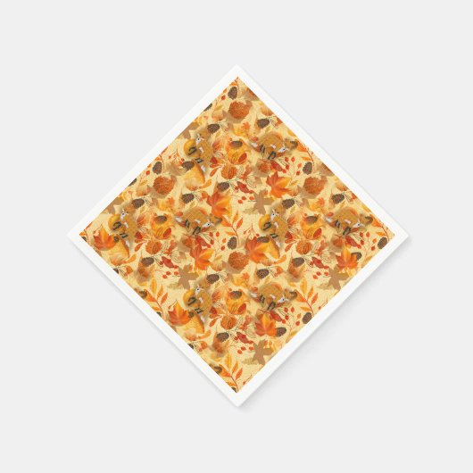 Serviette En Papier Automne Automne Cosy Pays Serviettes botaniques (Coin)