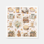Serviette En Papier Automne Automne Favori Motif esthétique essentiel (Devant)