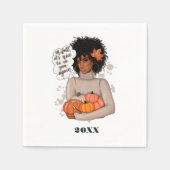 Serviette En Papier Automne - Automne Thanksgiving (Devant)