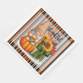 Serviette En Papier Automne belle collection populaire Thanksgiving (Coin)