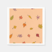 Serviette En Papier Automne chute (Devant)