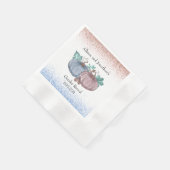Serviette En Papier Automne Citrouille Genre Révéler parties scintilla (Coin)
