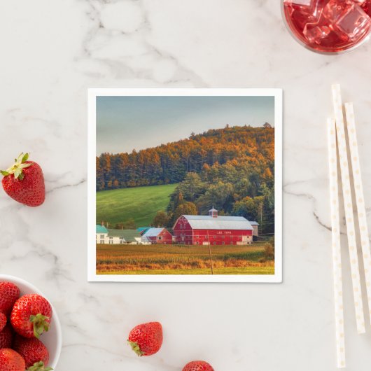 Serviette En Papier Automne dans le New Hampshire (En situation)