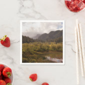 Serviette En Papier Automne dans les montagnes (En situation)