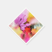 Serviette En Papier Automne érable feuille aquarelle automne pastel (Coin)
