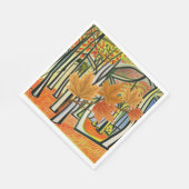 Serviette En Papier Automne Extraordinaire (Coin)