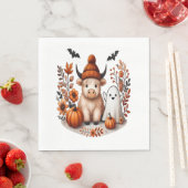 Serviette En Papier Automne Fantôme de vache de Highland, automne (En situation)