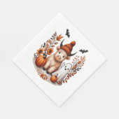 Serviette En Papier Automne Fantôme de vache de Highland, automne (Coin)