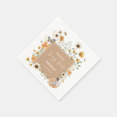 Serviette En Papier Automne Fée Fleur sauvage Fée Fille Anniversaire F (Coin)