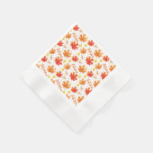 Serviette En Papier Automne Feuillage Automne Feuilles Automne (Coin)